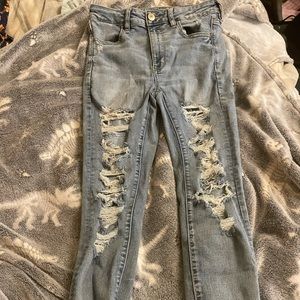 NWOT ae jeans with holes